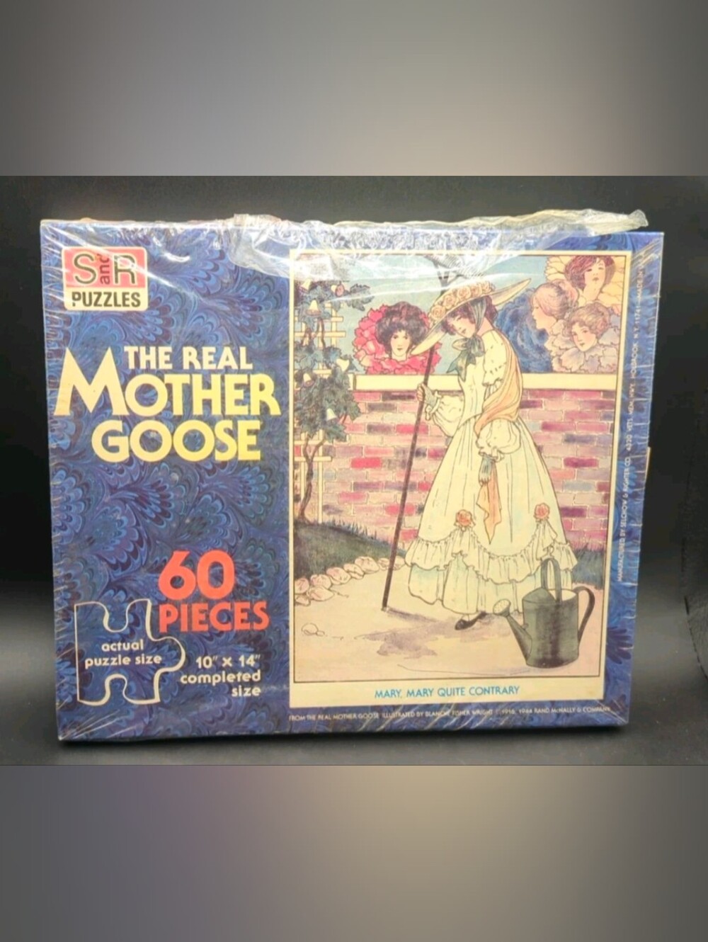 Unused- The Real Mother Goose #6220 Mary Mary Quite Contrary S And R Puzzles